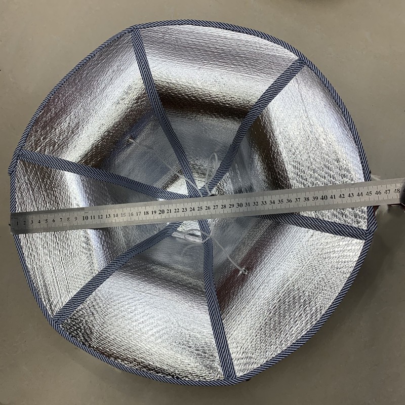 Folding Hat Fan Hat Shade Sequin Mat Hat Hat Can Be Folded Summer Tourism Pastoral Fisherman Hat Fishing Hat Item Picture
