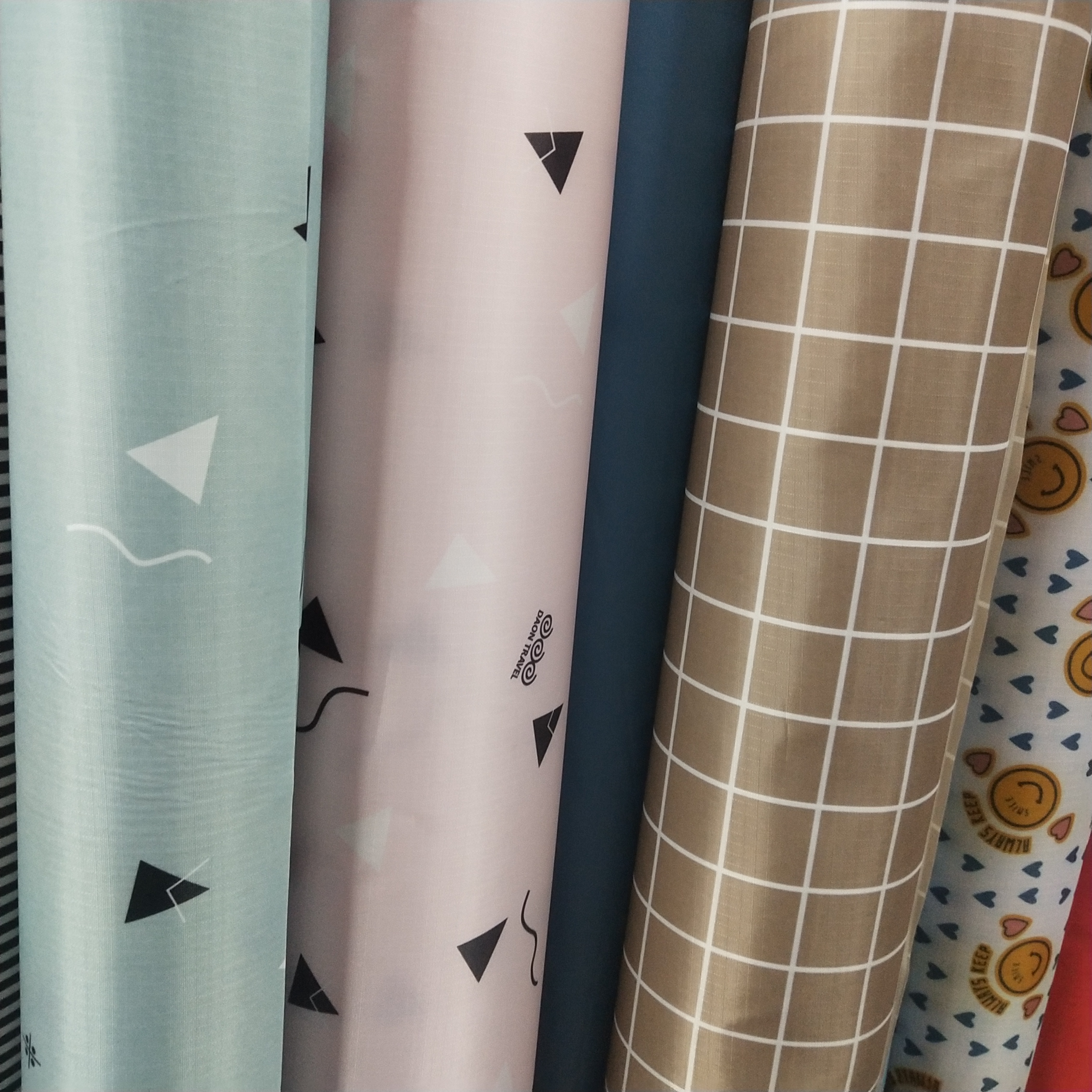 印花格子 pVC，PA