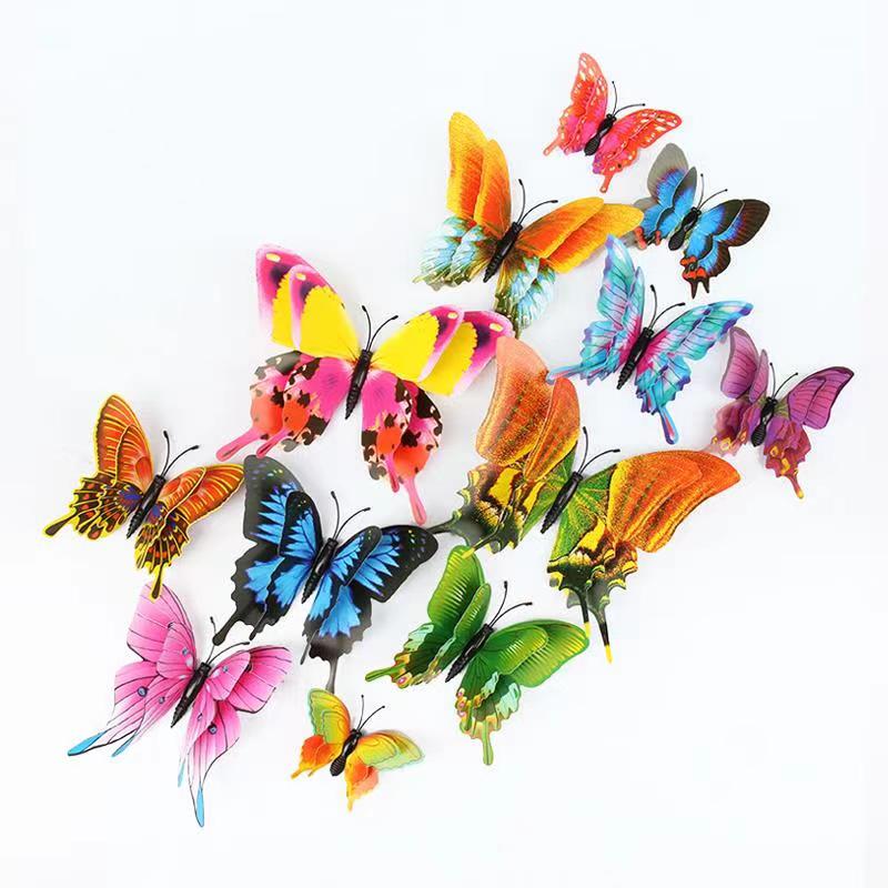New sticker Single magnet butterfly refrigerator sticker decorative wall sticker