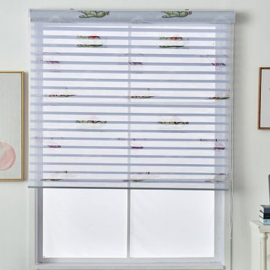 Wholesale finished products of new bathroom, living room and bedroom cartoon blackout blinds, waterproof and dustproof soft gauze curtains