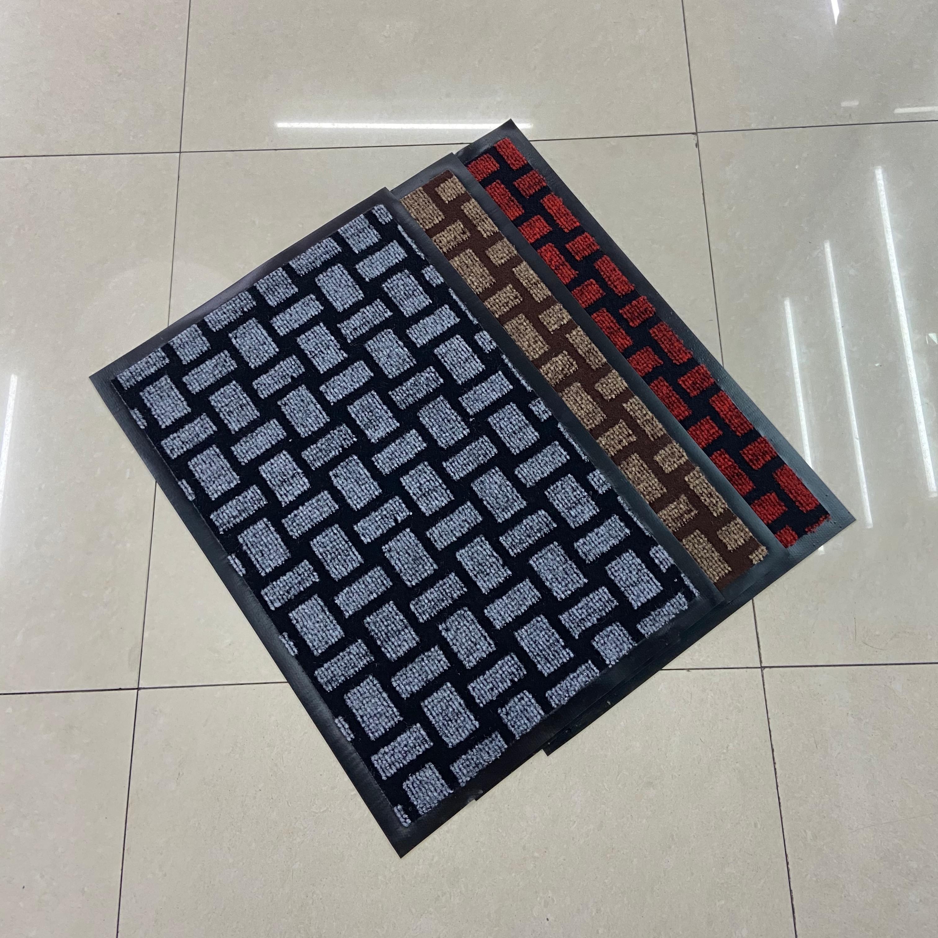 PVC底（节节高）条纹地垫门垫 防滑地垫 静音条纹脚垫 吸水防滑垫详情图6