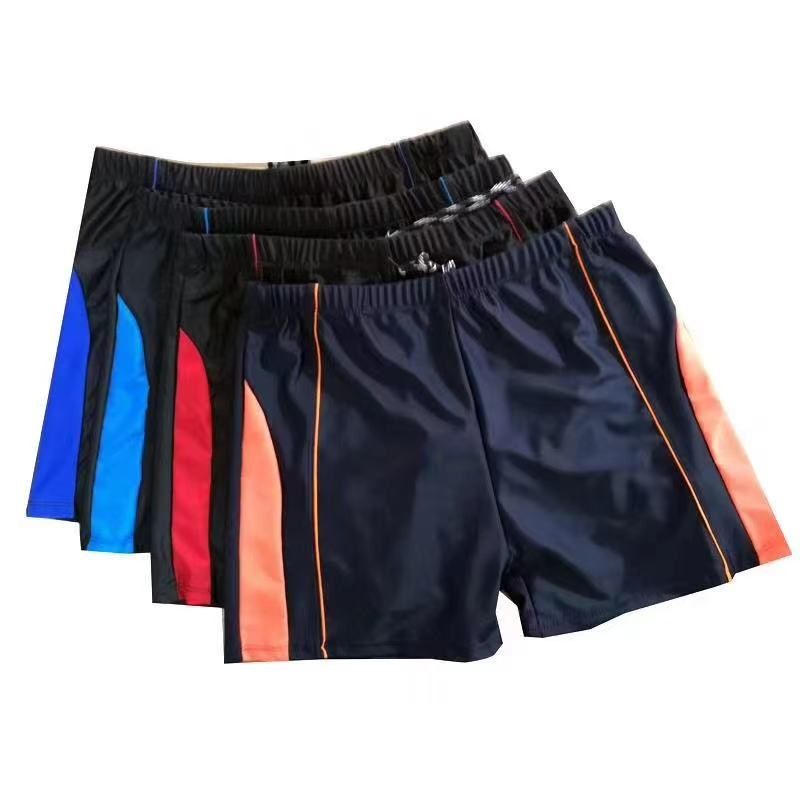 B Swim Shorts Male Adult Loose Boxer Anti-Embarrassment Swimsuit Hot Spring Men's Shorts Beach Pants Full Swim Gear 27