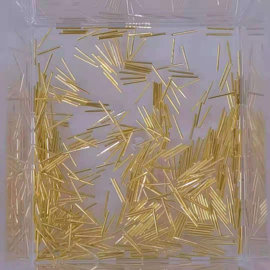 0.5X6 straight stick mini nail art accessory metal patch is a popular online hit Specification drawing