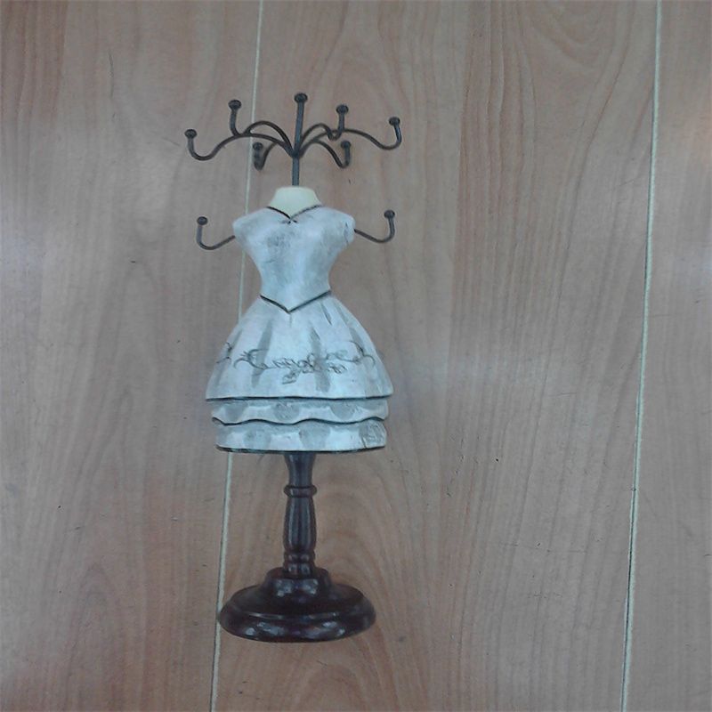 模特首饰架木质耳环项链饰品架人行模特架1207