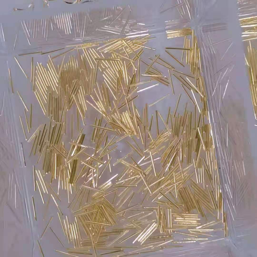 0.5X6 straight stick mini nail art accessory metal patch is a popular online hit full figure