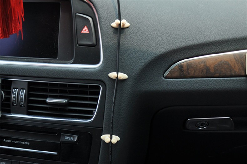 Supply 8 pieces of car navigation, car charging, data cable, fixed clamps, wire clips, multi-functional wire clamps, and wire binding clamps for vehicle installation detail image 12