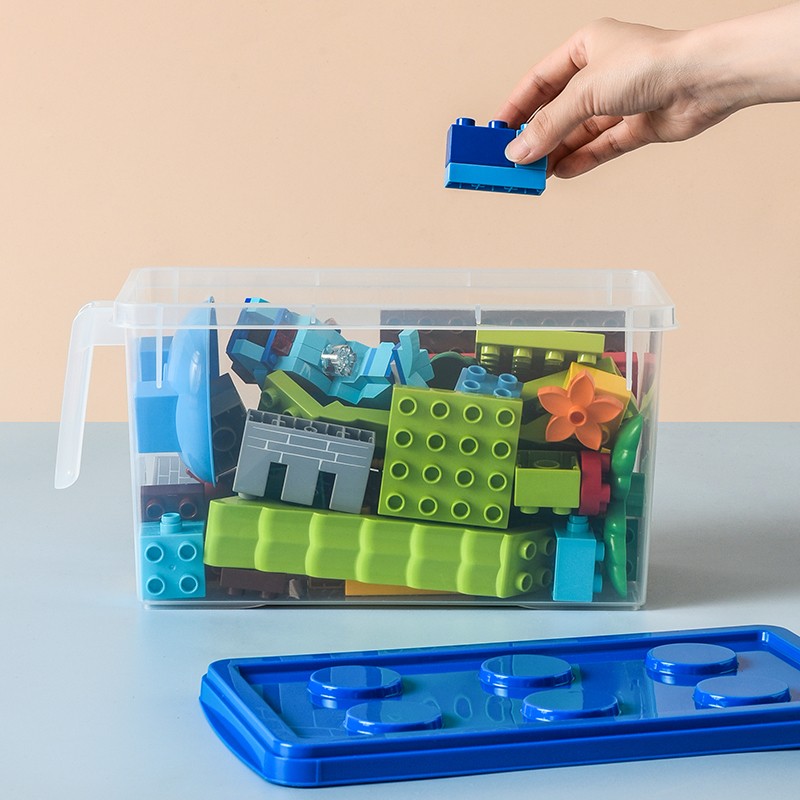 乐高玩具收纳盒儿童拼装积木分类整理箱零食收纳盒储物箱详情图1