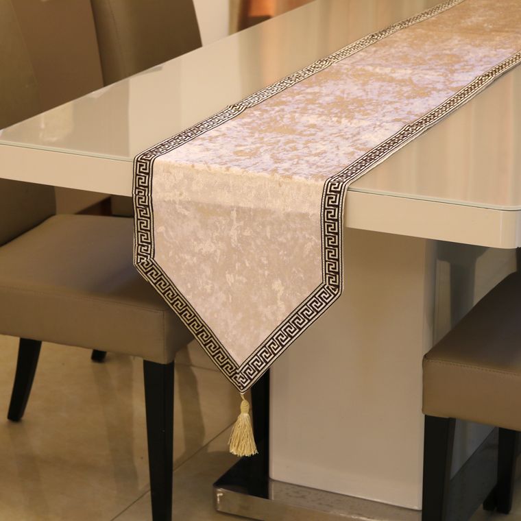 Simple New Chinese Patchwork Small Edge Bar Solid Color Table Flag European Bucket Cabinet Bed End Table Western Table Soft Cloth Item Picture
