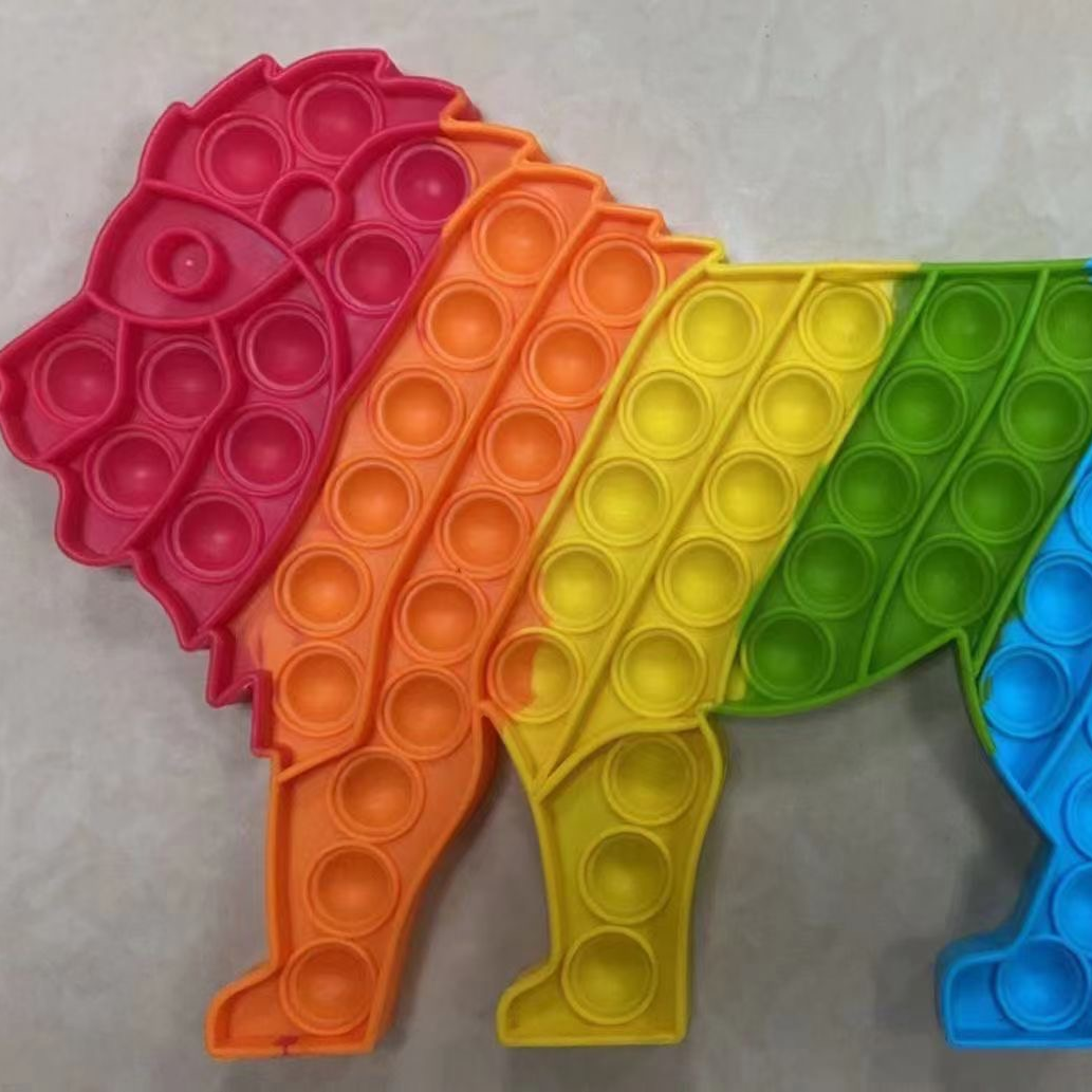 减压硅胶玩具/硅胶包包白底实物图