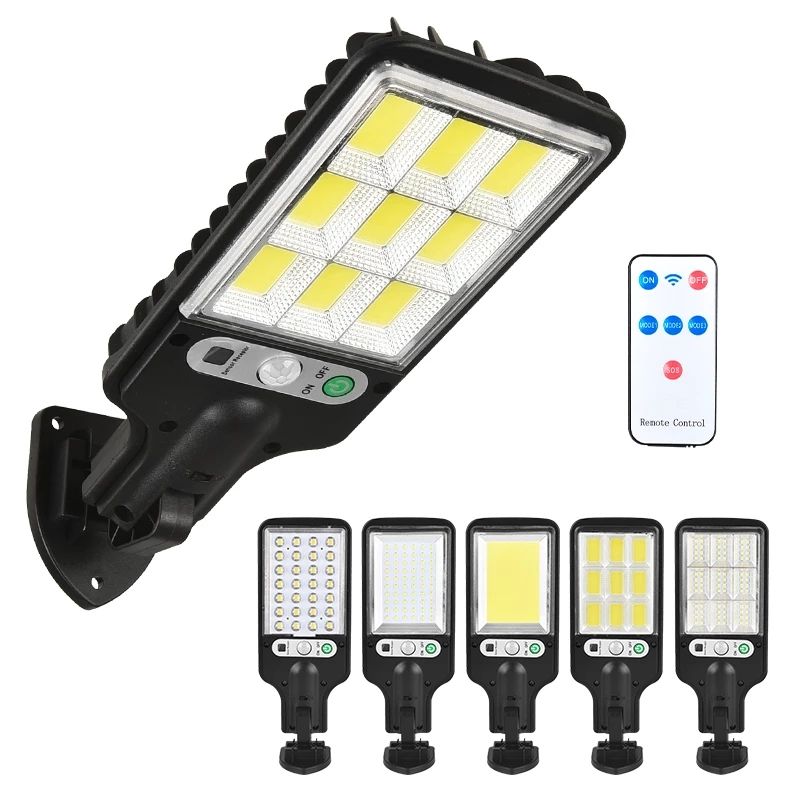 Solar Body Sensor Wall Light With Remote Control Outdoor Lighting Solar Garden Light Small Street Light