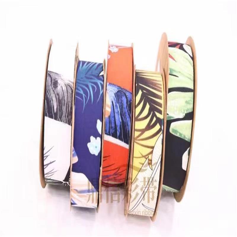 Korean webbing 1409 Hawaiian fabric lace ribbon factory direct sales for export 50Y