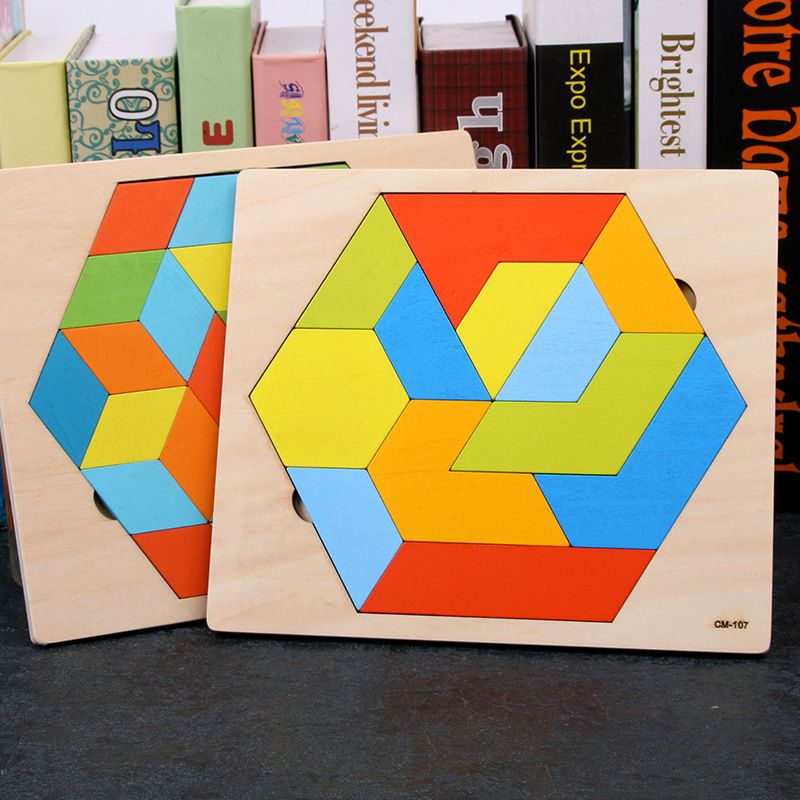 Children's early education puzzle children's environmental protection solid wood fun fear puzzle parent-child interactive toy wholesale