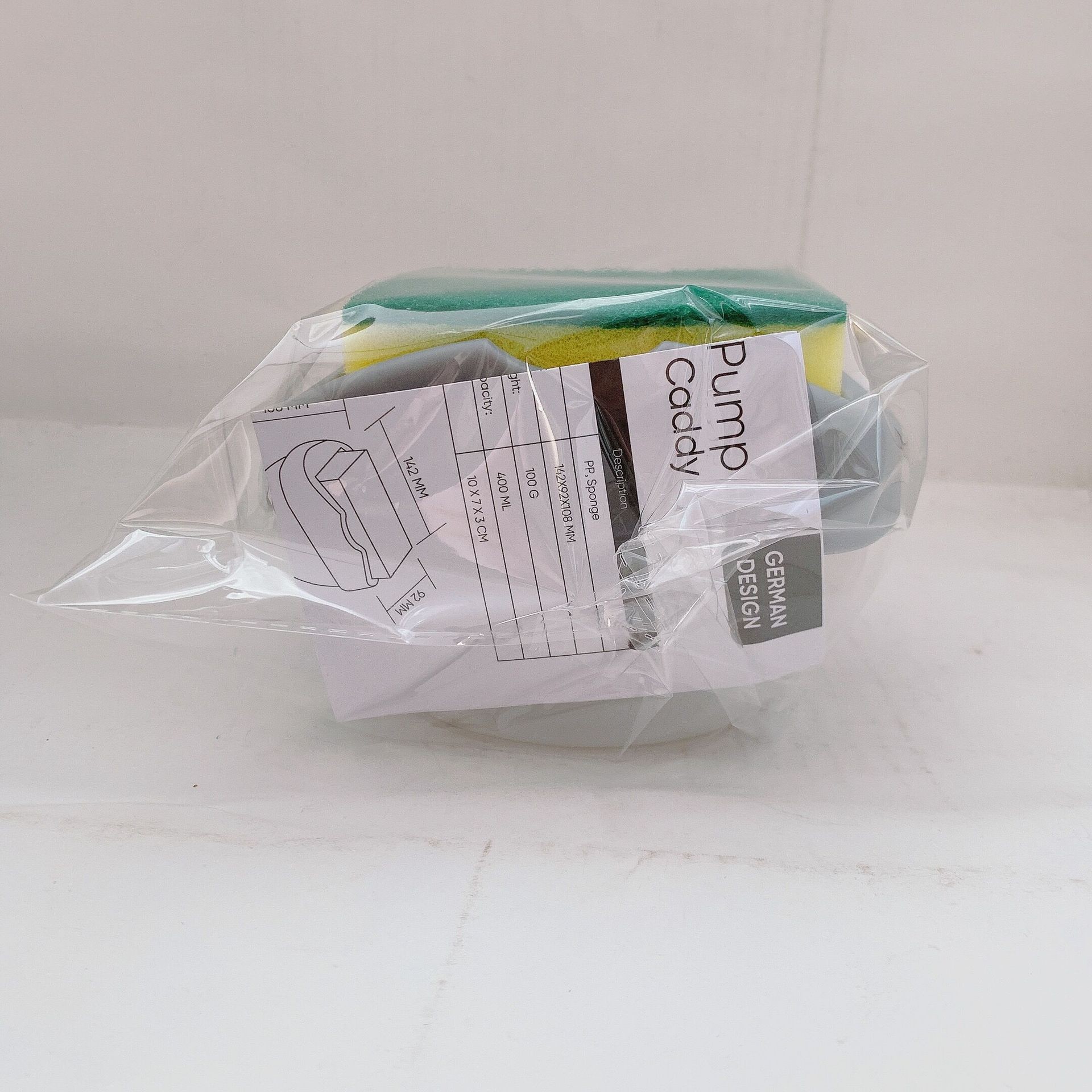 厨房清洁刷自动加液器按压式自动出液盒百洁布洗碗刷皂液盒详情图15