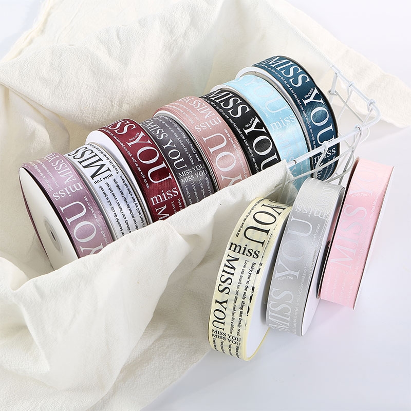 2 Korean yarn cm check with thread DIY making 1 cm 3 ribbon special lace polyester thread grey bright red printing English letter printing five-pointed star screen printing Heat transfer digital printing do flower tn