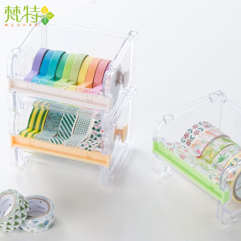 多用胶带座胶带切割器 办公文具胶带收纳盒