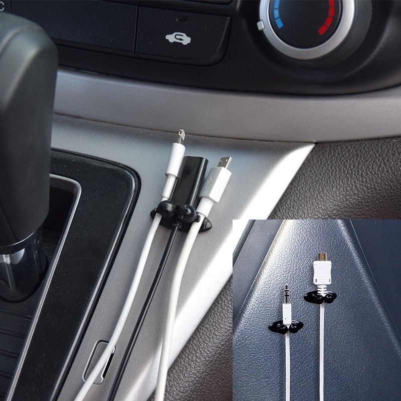 Supply 8 pieces of car navigation, car charging, data cable, fixed clamps, wire clips, multi-functional wire clamps, and wire binding clamps for vehicle installation details Picture