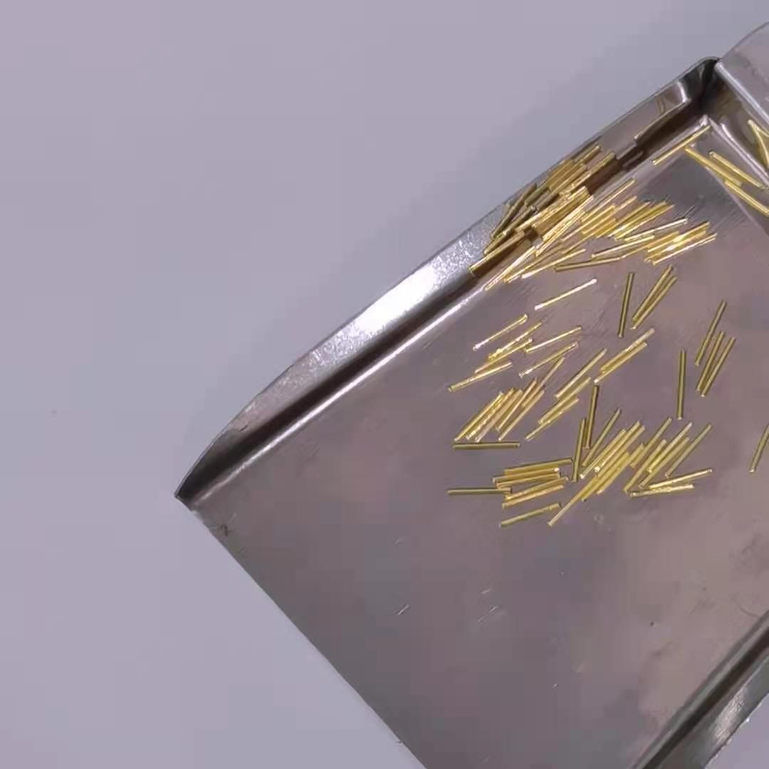 0.5X6 straight stick mini nail art accessory metal patch is a popular online hit details Picture