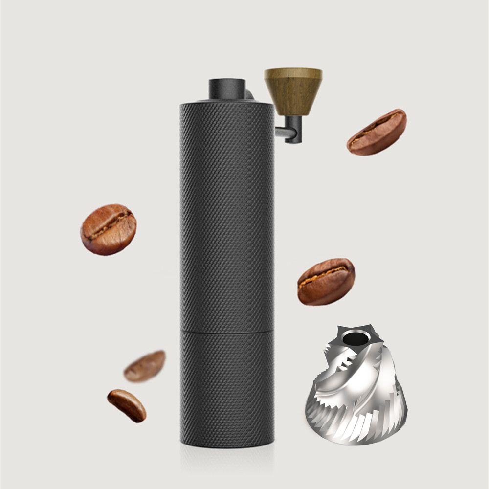  适用于意式咖啡，初学者必入神器，太空铝 坚固便于携带，可拆卸泰摩slimplus手摇磨豆机详情图2
