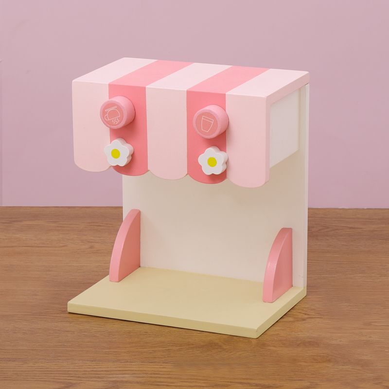 The wooden simulation coffee machine set is a children's role-playing toy with rich colors, strong fun, fine workmanship, and can cultivate visual ability, logical thinking ability, and exercise parent-child games Application Scenario