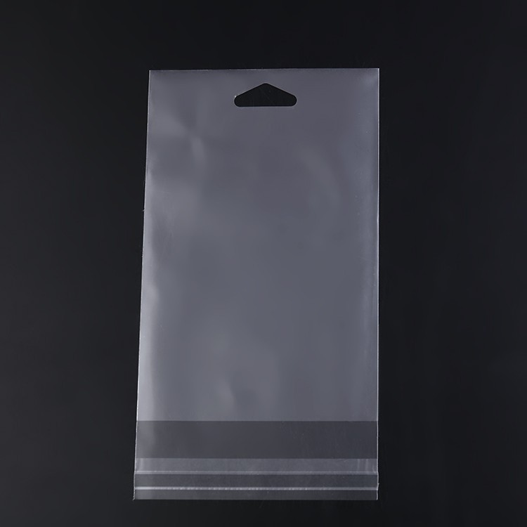现货批发7*20透明袋包装OPP不干胶自粘袋塑料袋自封袋100个挂孔详情图7