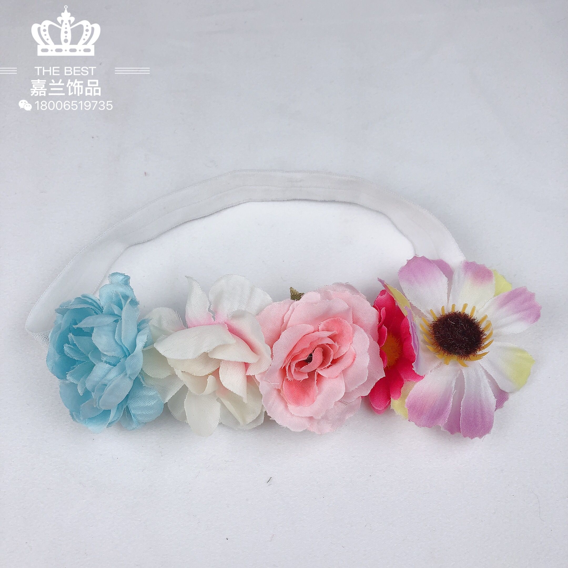 Jialan's 2021 new Amazon children's bow headband, super soft and seamless bamboo cotton baby headband, and infant headwear