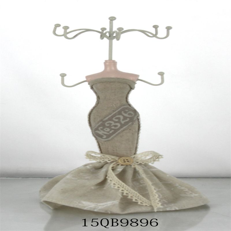 婚纱系列公主模特首饰架饰品架耳环项链架人行模特架鱼尾裙9896/27CM