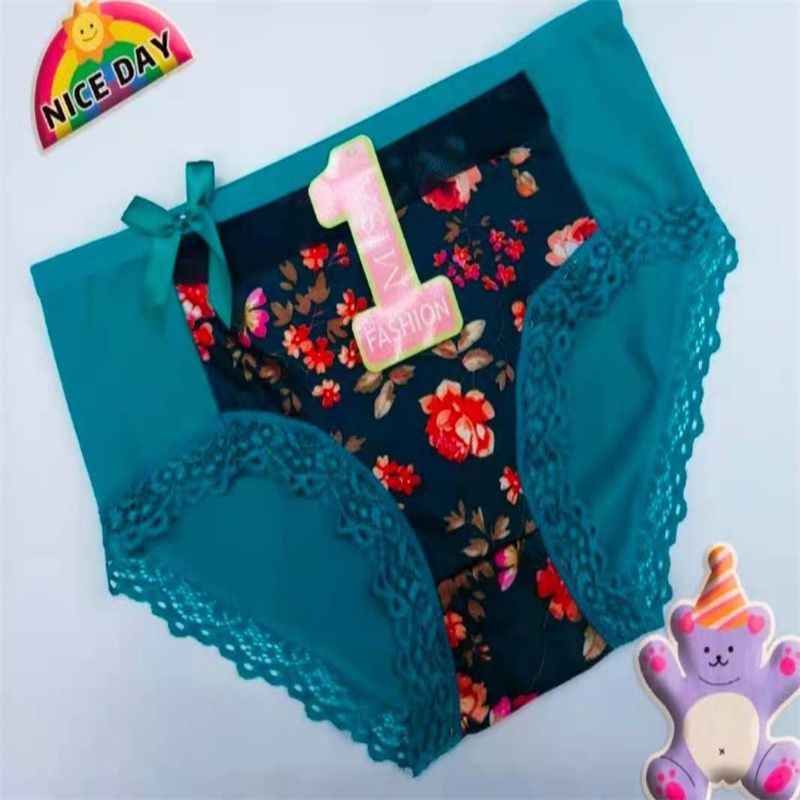 New Women's Briefs Fashion Girls' Briefs Ladies' Briefs Small Underwear High-Grade Cotton Briefs 7