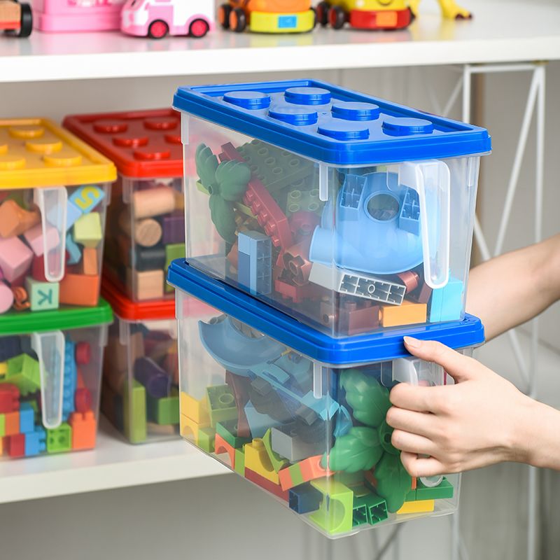 乐高玩具收纳盒儿童拼装积木分类整理箱零食收纳盒储物箱详情图2