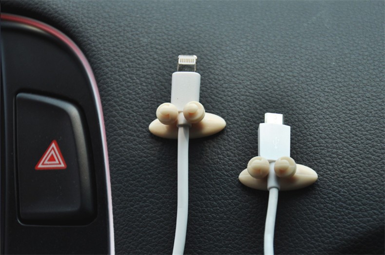 Supply 8 pieces of car navigation, car charging, data cable, fixed clamps, wire clips, multi-functional wire clamps, and wire binding clamps for vehicle installation detail image 11