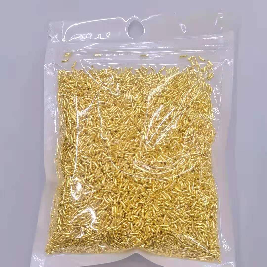 1X4 nail art accessory metal patch curved surface Korean Wave fashion factory direct sales details Picture