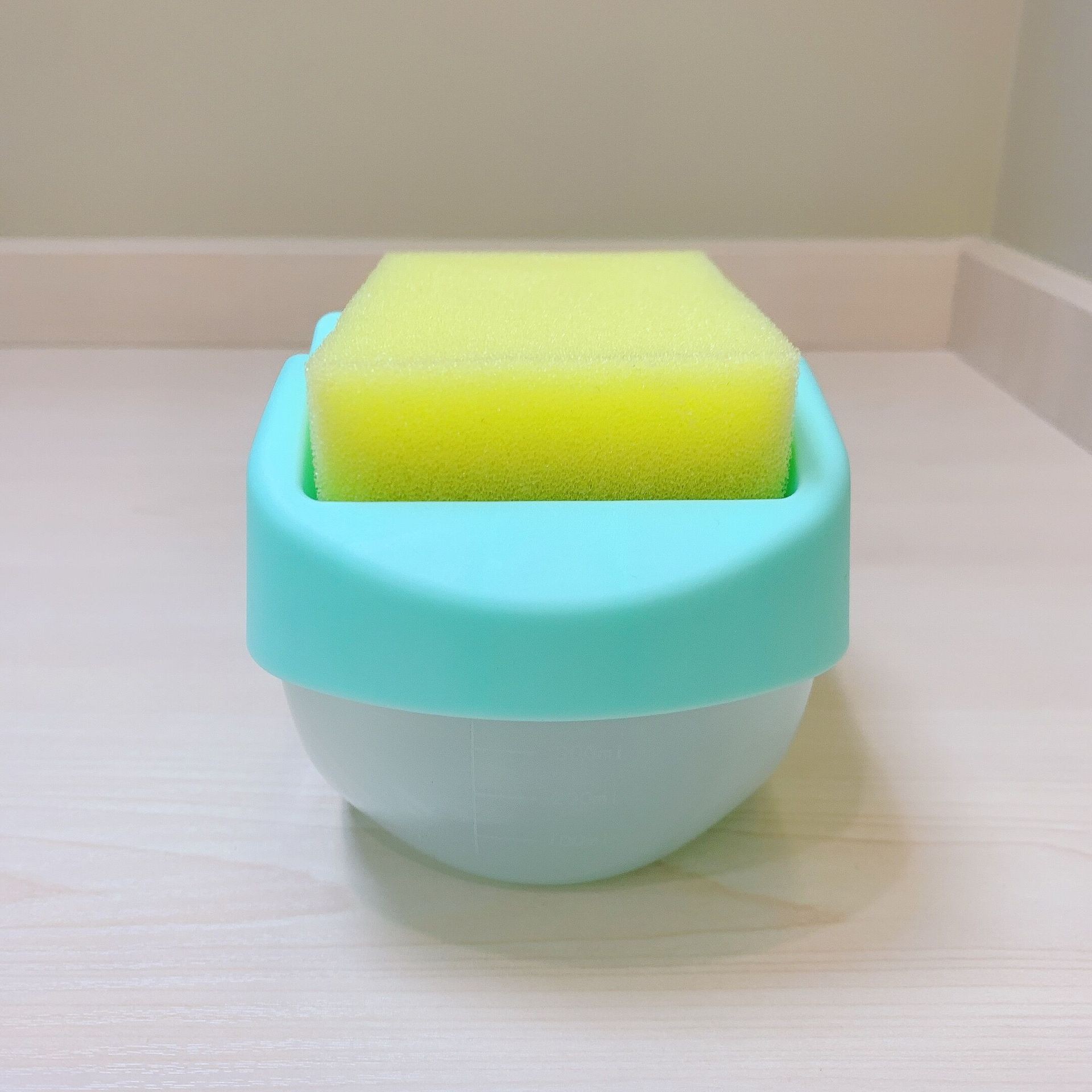 厨房清洁刷自动加液器按压式自动出液盒百洁布洗碗刷皂液盒详情图3