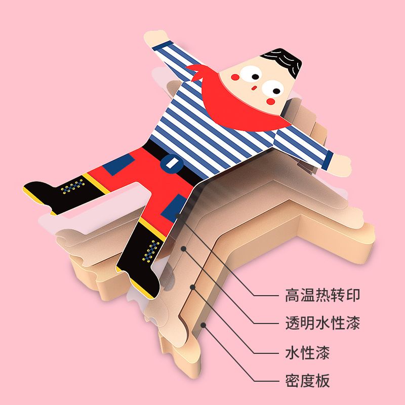 儿童大力士平衡叠叠乐积木人偶叠罗汉叠高益智桌游戏宝宝亲子玩具