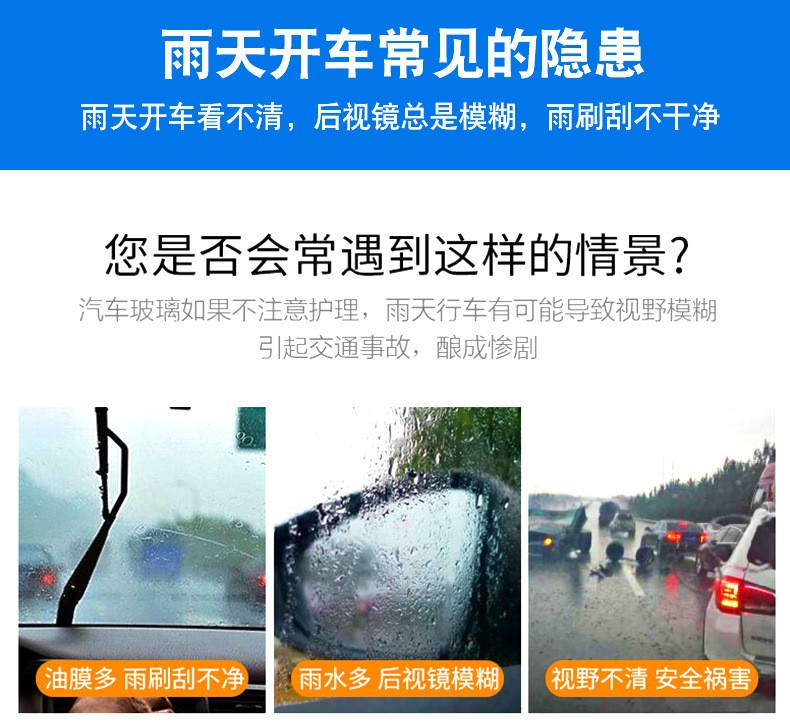 汽车镀膜剂后视镜防雨玻璃防雨剂除雨驱水剂汽车镀膜剂详情图2