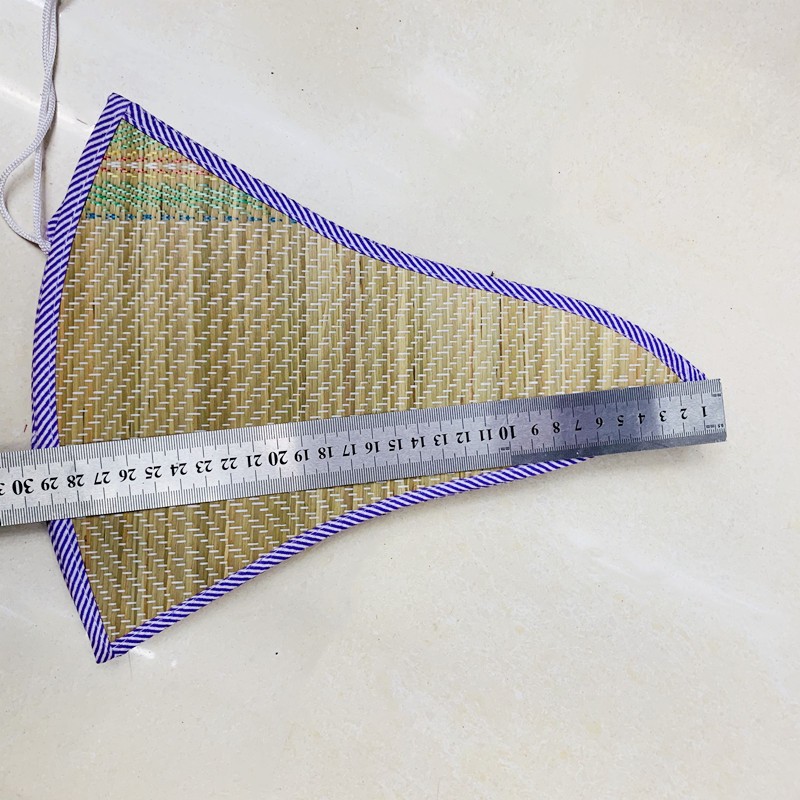 Folding Hat Fan Hat Shade Sequin Mat Hat Hat Can Be Folded Summer Tourism Pastoral Fisherman Hat Fishing Hat Specification drawing