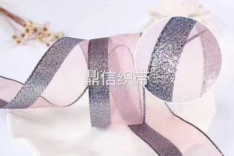韩国织带台湾涤纶纱布艺花边带厂家直销外贸出口100Y详情图2