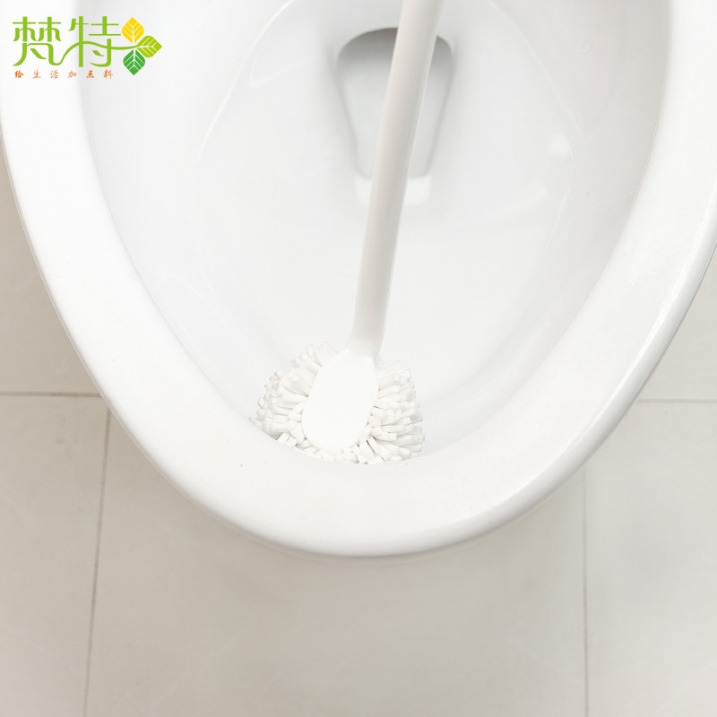  卫浴无死角长柄马桶刷不伤釉面 厕所刷坐便器软毛刷详情图5