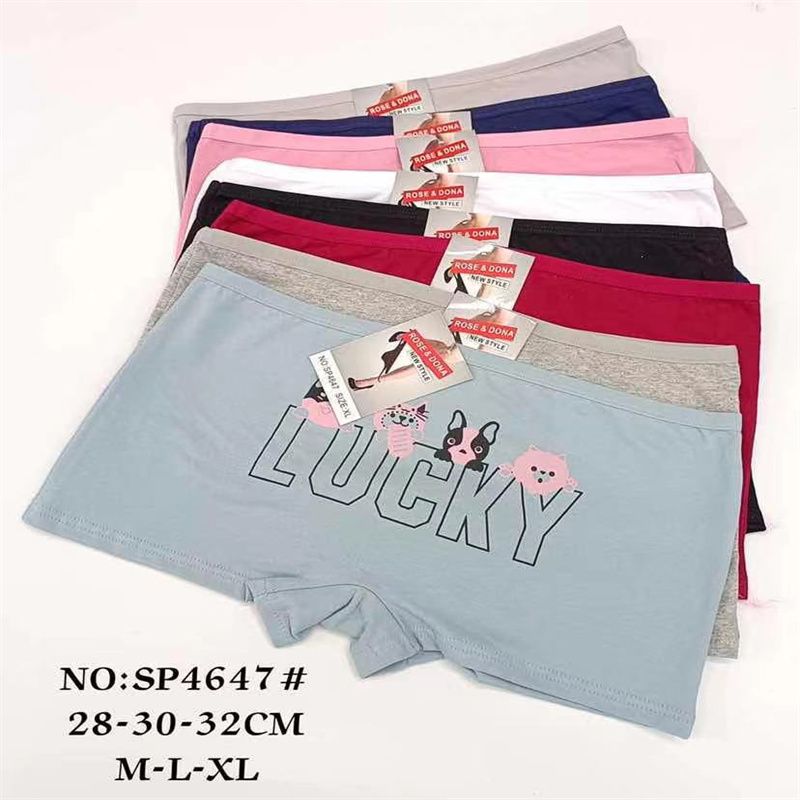 外贸时尚字母印花男女内裤可爱卡通图案儿童短裤四角裤69