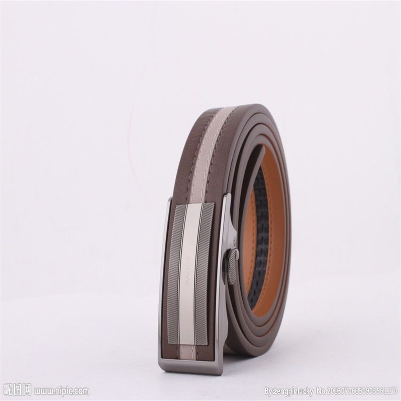 Men's buckle belt, retro top layer pure cowhide belt, men's versatile denim pure copper buckle belt 876756