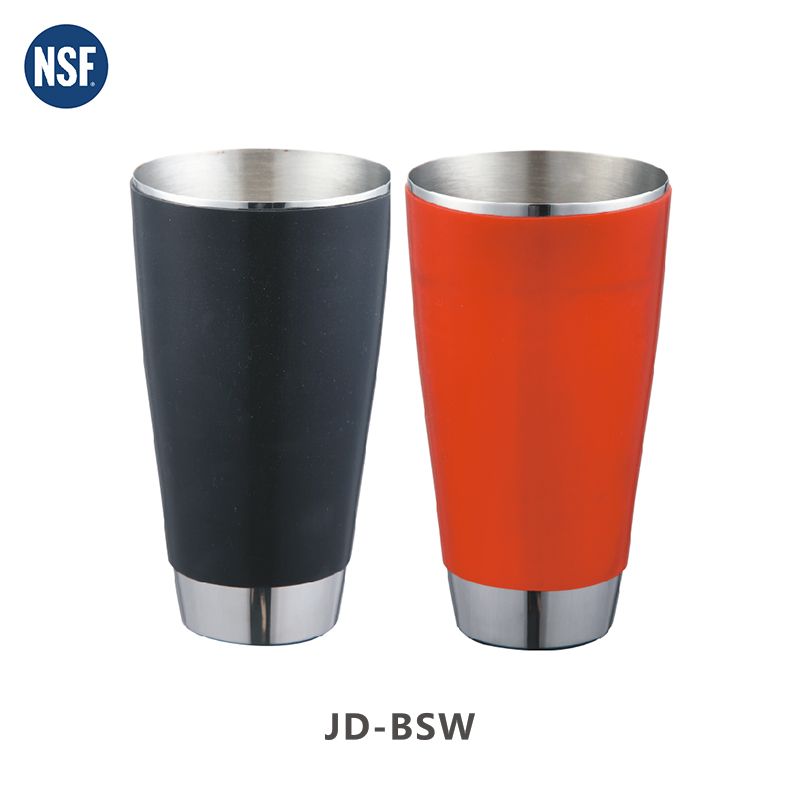 Rubber-coated cocktail glass JD-BSW