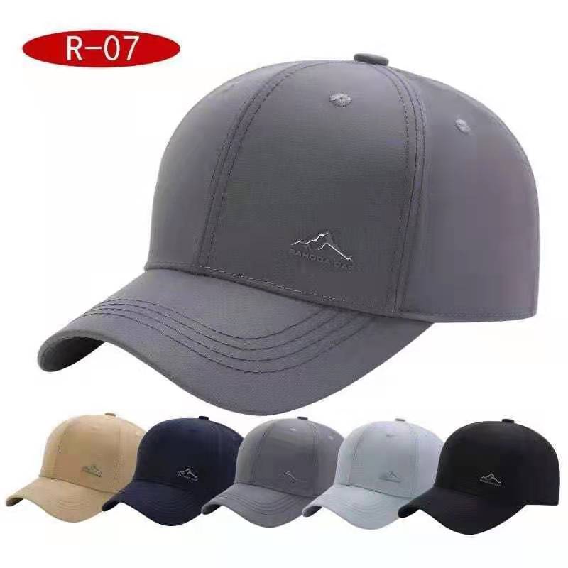 Offset baseball cap