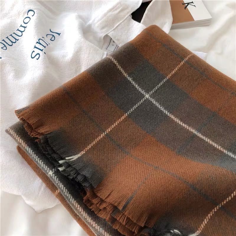 Ladies And Ladies Shawls Autumn And Winter Coats All Match Hugh Lady Vintage Trendy Idle Explosive Scarf 6688562