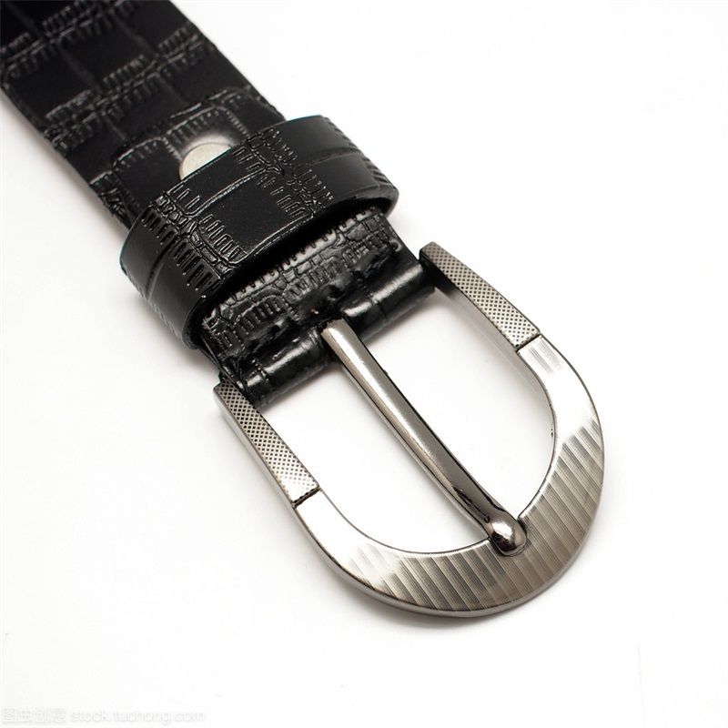 Men's buckle belt retro top layer pure cowhide belt men's versatile denim pure copper buckle belt 876881 style