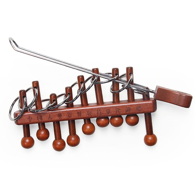 Factory direct marketing puzzle unlock traditional nine serial toys classic adult children ring toy special wholesale Specification drawing