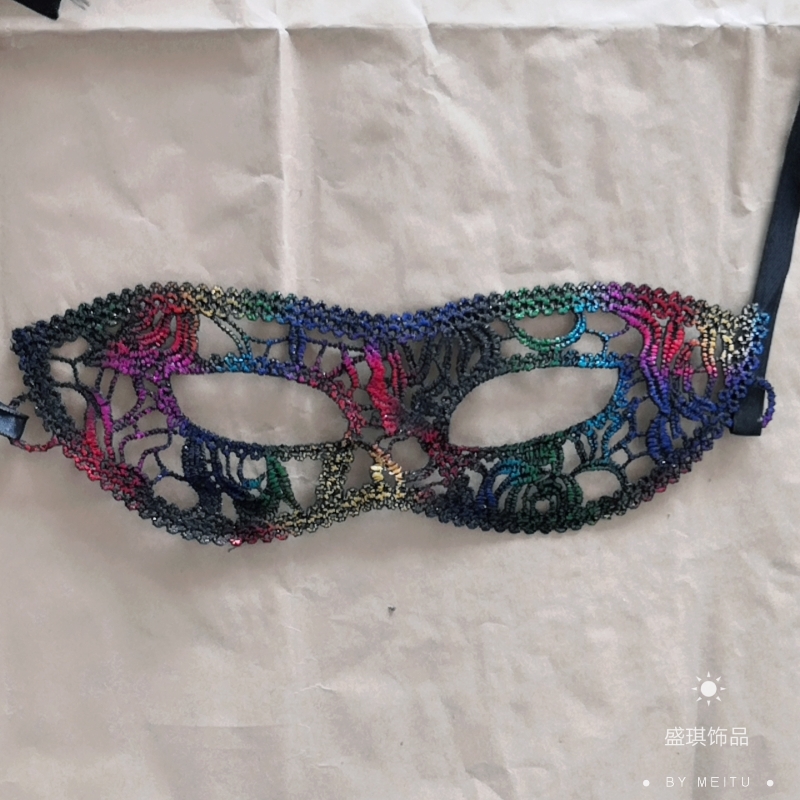 Halloween costume party Lace veil Sexy eye mask Colored styling mask Female adult mask mask mask mask