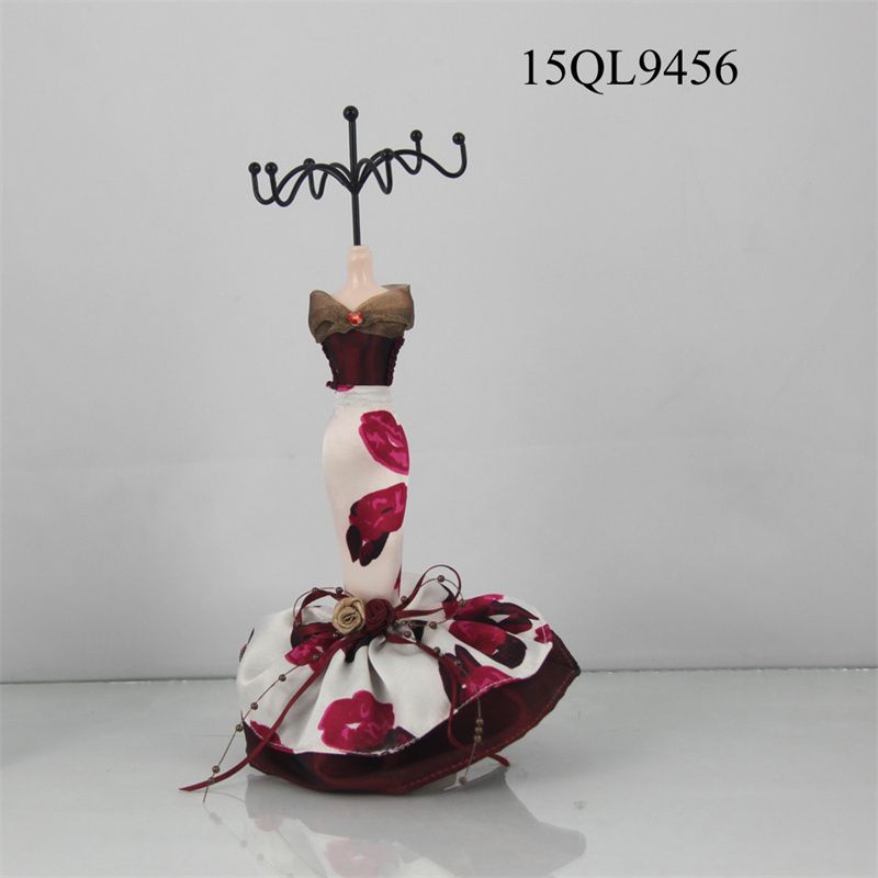 婚纱系列公主模特首饰架饰品架耳环项链架鱼尾裙27CM/9456