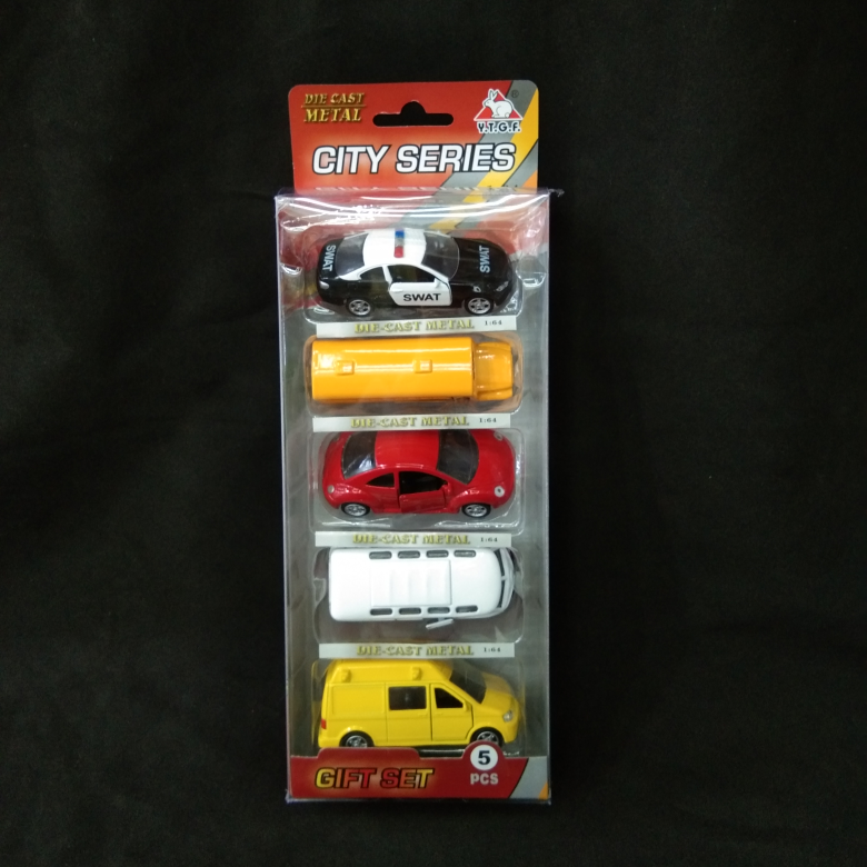 9973AI一5条车，带回力带开门。香香金属车