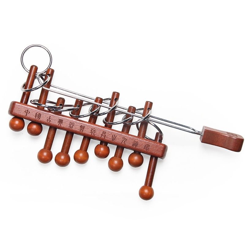 Factory direct sales of traditional nine-ring puzzle toys and classic adult and children's ring-solving toys at special prices for wholesale