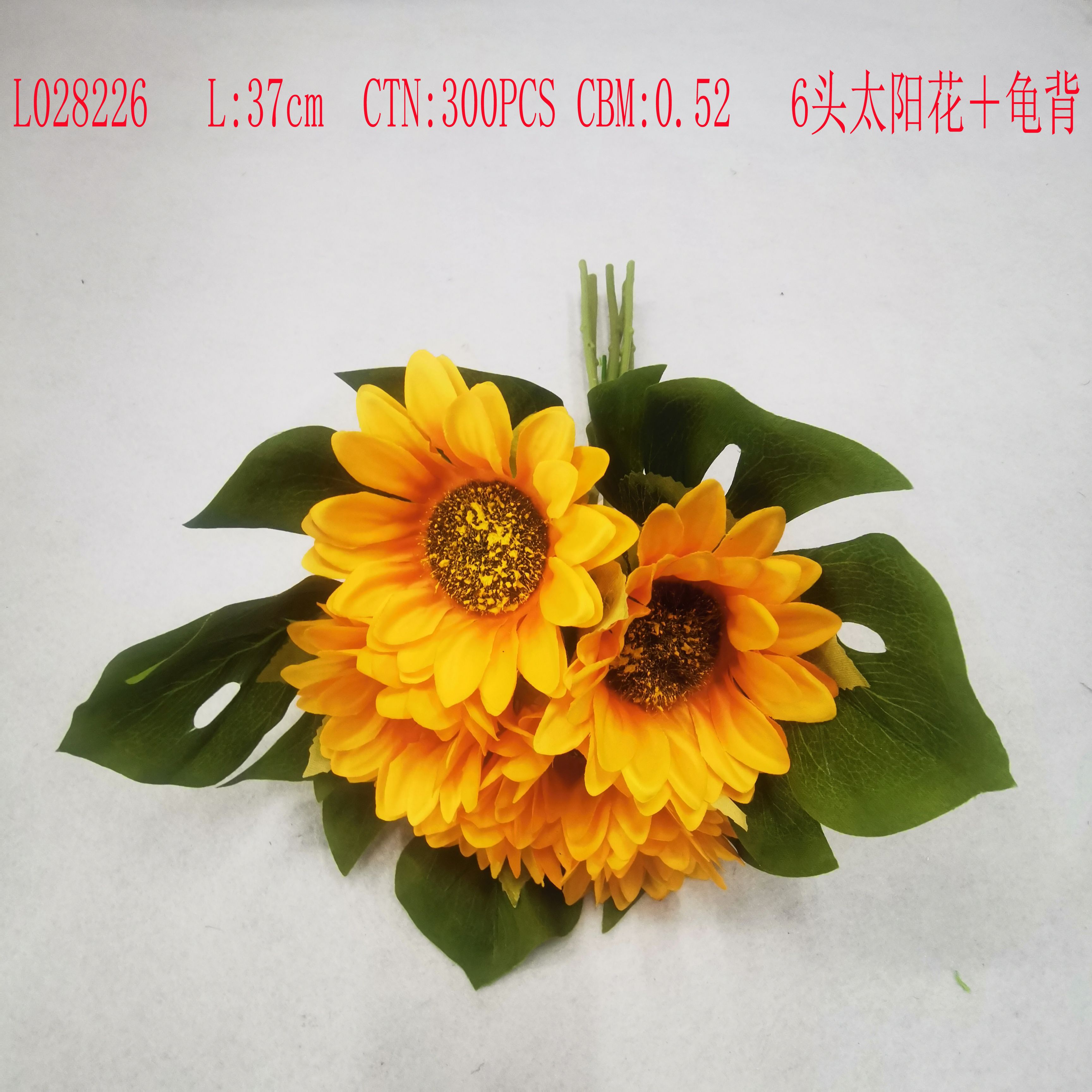 6 sunflowers + turtle back L028226