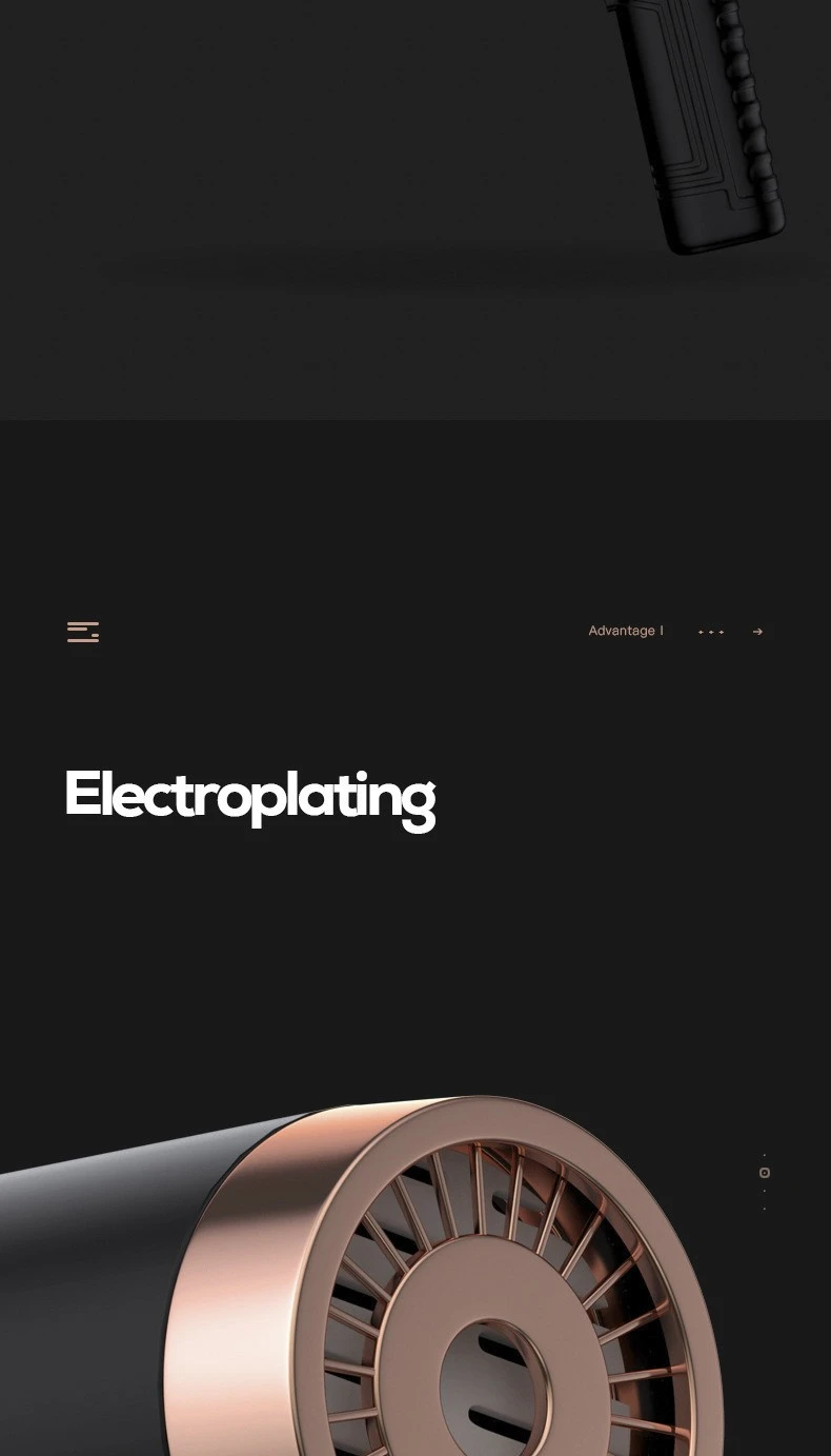 Automotive supplies: Dry and wet dual-purpose cordless car vacuum cleaner, high-power car vacuum cleaner with light, black wired detail image 10