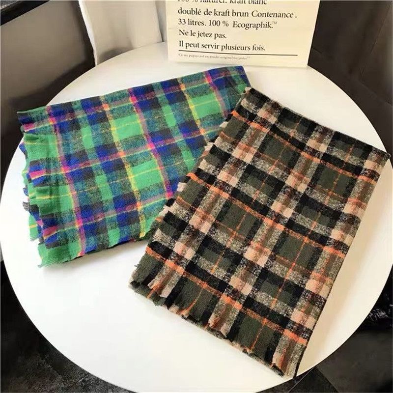 Ladies Autumn And Winter Coat Lady Lady Retro Trendy Casual Explosive Scarf 3117